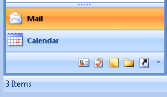 Picture of Microsoft Outlook navigation buttons